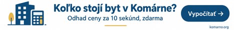 Koľko stojí byt v Komárne? Odhad ceny bytu zdarma (komarno.org)